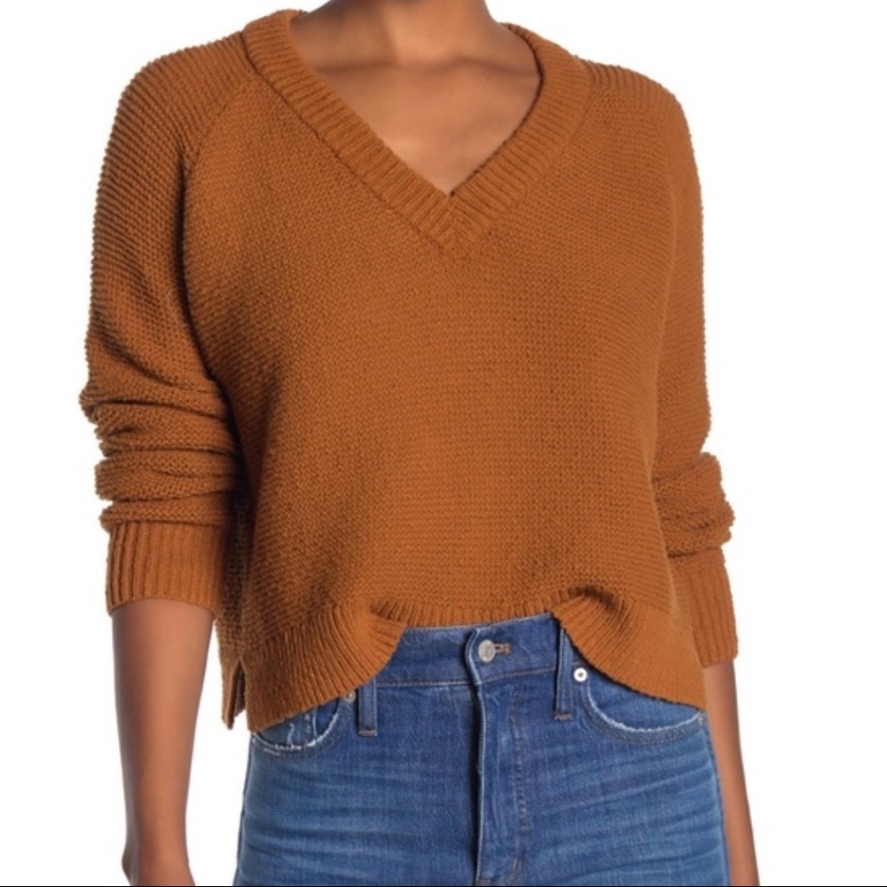 Madewell Hemlock V-neck Pullover Sweater